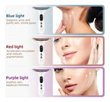 MASAJEADOR FACIAL CON LUZ PULSADA