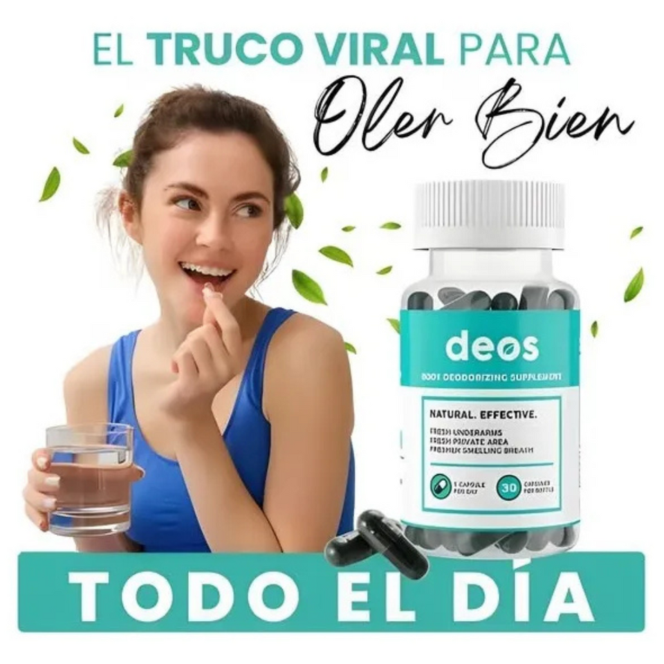Suplemento Desodorante Interno DEOS 30 Capsulas