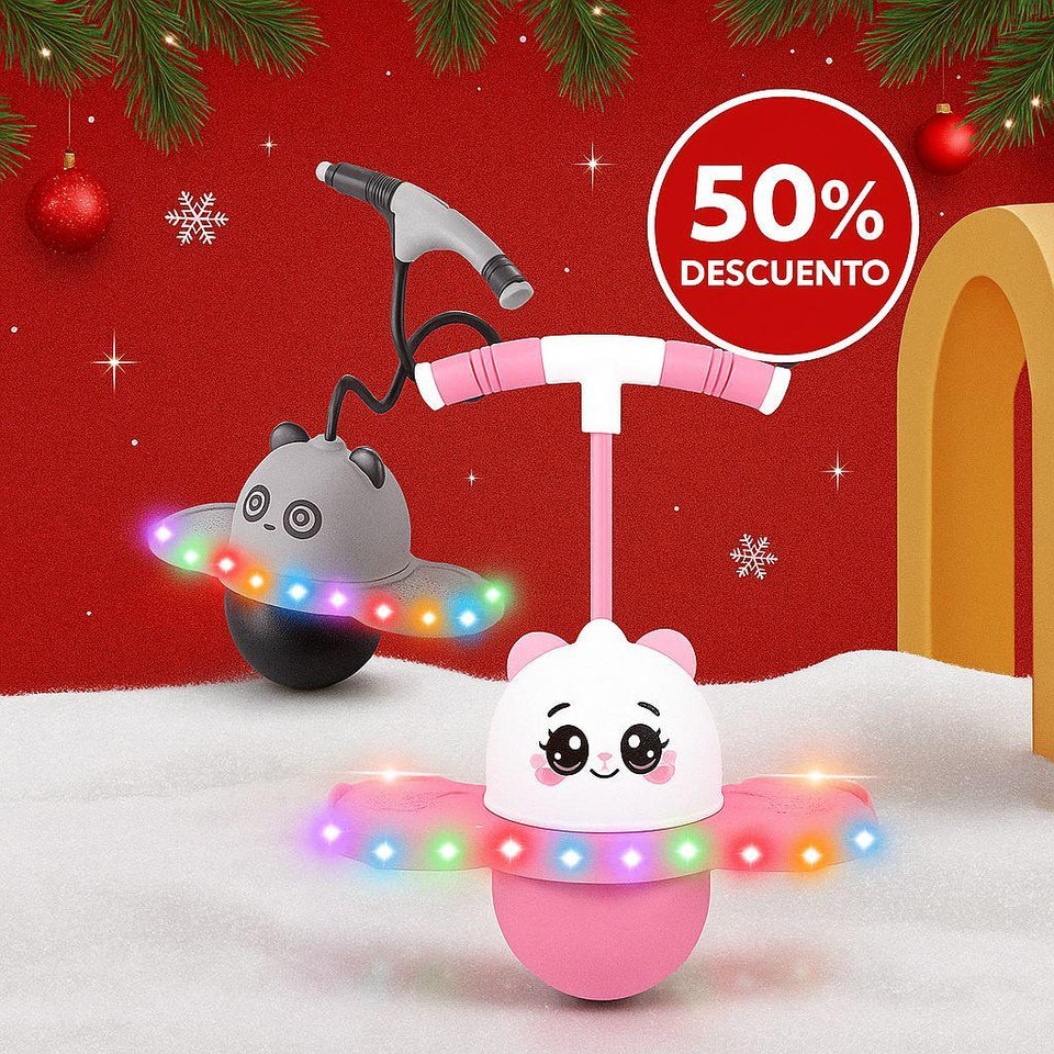 PELOTA REBOTE CON LUCES LED