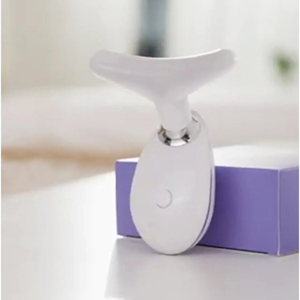 MASAJEADOR FACIAL CON LUZ PULSADA